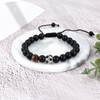 SUNSH Bracelet for Men,Ball Bracelets for Boys,Football Bracelet Gift for