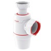 Wirquin 30722154 Neo D40 Zero Leak Basin Siphon, White