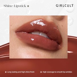 GIRLCULT Labial Hidratante Brillante: Bálsamo Labial Con Color De Larga Duración, Aceite Labial No Pegajoso Con Acabado Brillante Para Unos Labios Sua