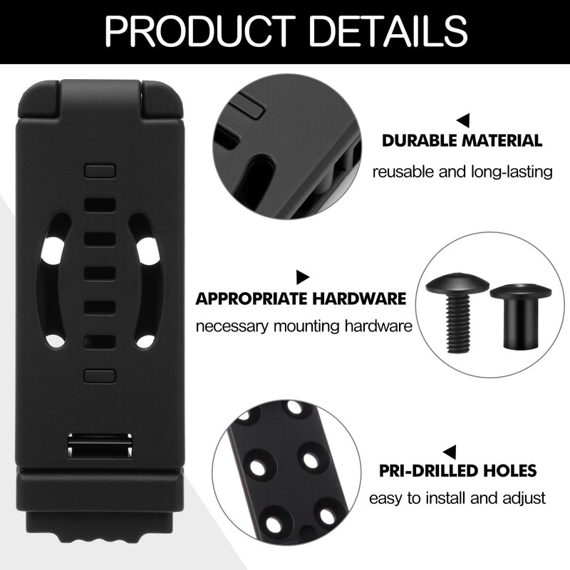 Relaxweex 4 Pack 3 Inch Holster Belt Clips Knife Belt