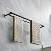 Miyili 30-Inch Bathroom Double Towel Bar SUS 304 Stainless Steel