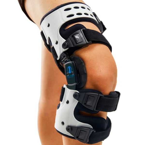 Comfyorthopedic OA Unloader Knee Brace Support - Bone on Bone Knee Pain Relief - Lateral or Medial Orthopedic knee brace with side stabilizer - Arthritis Relief Offloader L1851/L1843
