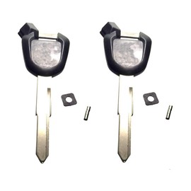 ihave Replacement for 2X Magnetic Uncut Blank Ignition Key PCX 125 150 SH Mode SH125i SH150i ANC125 Vision Lead
