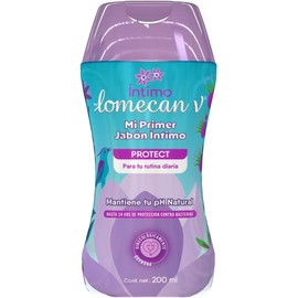 LOMECAN Protect (Edición Especial), Shampoo íntimo de USO DIARIO con extractos naturales que protegen y ayudan a equilibrar el PH de la zona íntima. Aroma natural 200ml