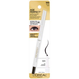 L'Oreal Paris Age Perfect Satin Glide Eyeliner with Mineral Pigments, Black