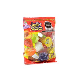 Jelly Doo Dulces Tipo Gelatina Sabor a Frutas 20 piezas