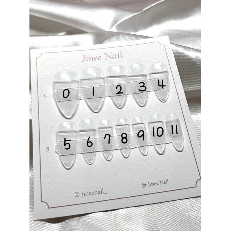 Size Measuring Tip (Nail) - Stiletto / 사이즈 측정팁(네일) -