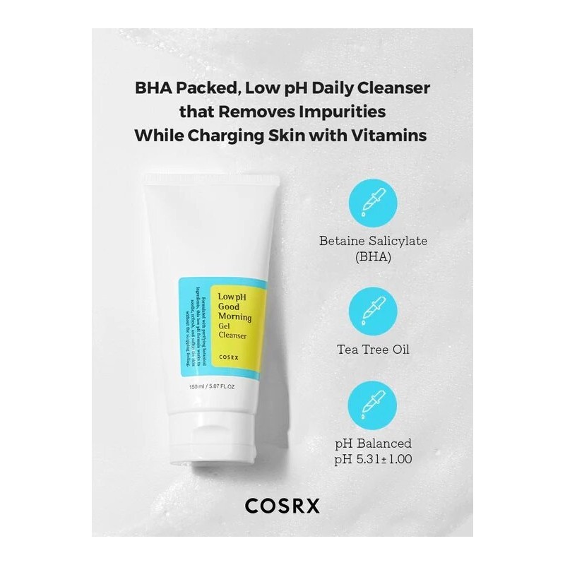 COSRX Low pH Good Morning Gel Cleanser 150ml - Good