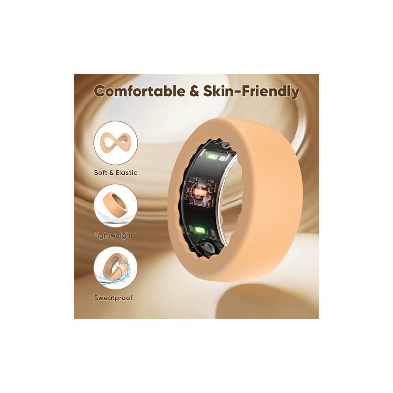 Ultra-Thin Silicone Ring Covers for Oura Ring - 15 Pack