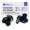 Cosmostar - Conector universal de manguera de aire giratorio de