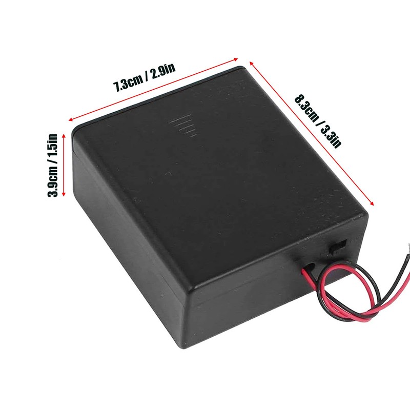 hrsyyl 2pcs D Size Battery Holder 2 Slot D Cell