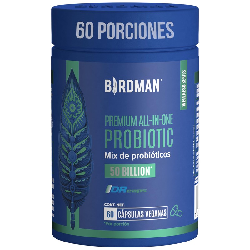 Birdman Probióticos Premium en Cápsulas | 50 Billones de UFC