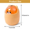 Cute Mini Desktop Trash Can, Cartoon Cat Animal Shape Waste