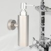 Wall Mounted Home Bathroom Stainless Steel Round Manual Hand Liquid
