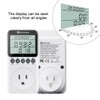 KETOTEK Electricity Usage Monitor Plug Digital Watt Meter Electrical Power