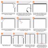 Sliding Garage Door Screen 9x7FT for 1 Car Garage Doors,