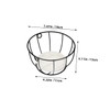 Gatuida 2Sets Metal Hanging Planter Basket Durable Flower Pot Holder