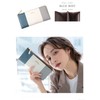Cleria CL-17010 Women's Long Wallet, Thin Pocket, L-Shaped Zipper, Tricolor