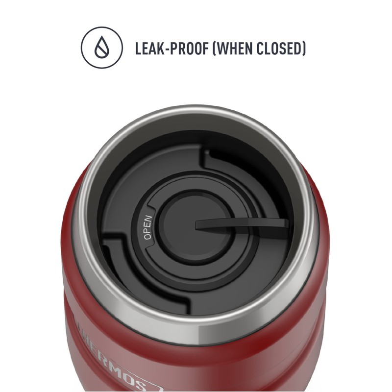 Thermos - Vaso de viaje con aislamiento al vacío, acero