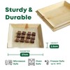 DISPOSABLE GREEN - Square Disposable Plates, Areca Leaf Serving Plates,