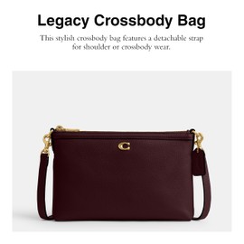 Coach Legacy Zip Top Crossbody Bag, B4/Merlot