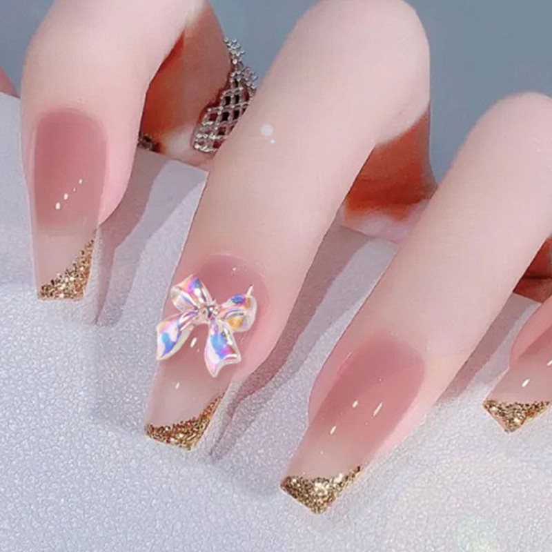 400PCS Multi Shapes 3D Resin Nail Art Charms - Flower,