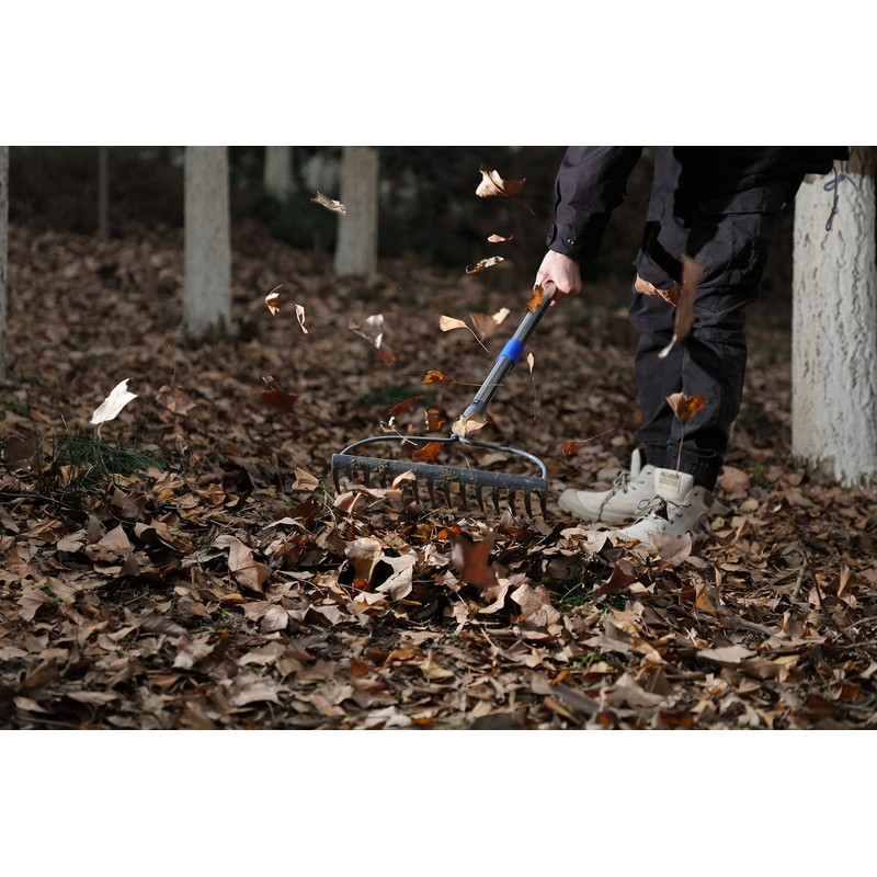 FLY HAWK 72inch Bow Rake Heavy Duty，for lawns Raker to