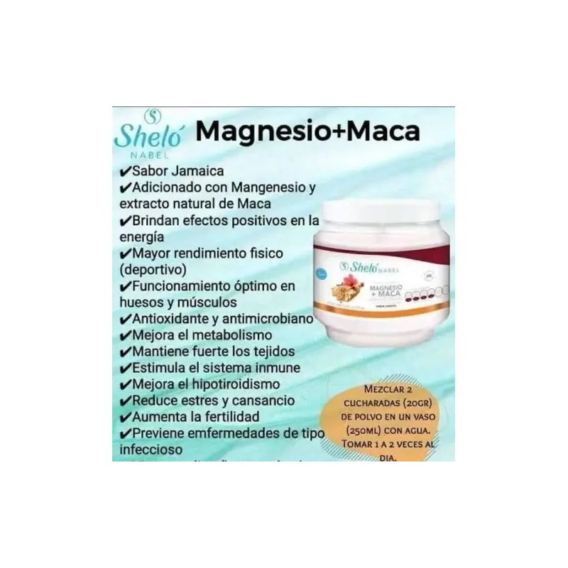 3 Colágeno Hidrolizado Magnesio + Maca / Aumenta Energía