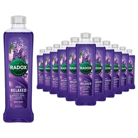 Radox Mineral Therapy Muscle Bath Soak Bubble Bath 500 ml, Bulk Buy (Pack of 12, Lavender and Waterlily)