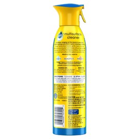 Pledge Multisurface Cleaner Spray, Rainshower Scent - Electronic, Stainless Steel & Glass Cleaner (1 Aerosol Spray), 9.7 oz