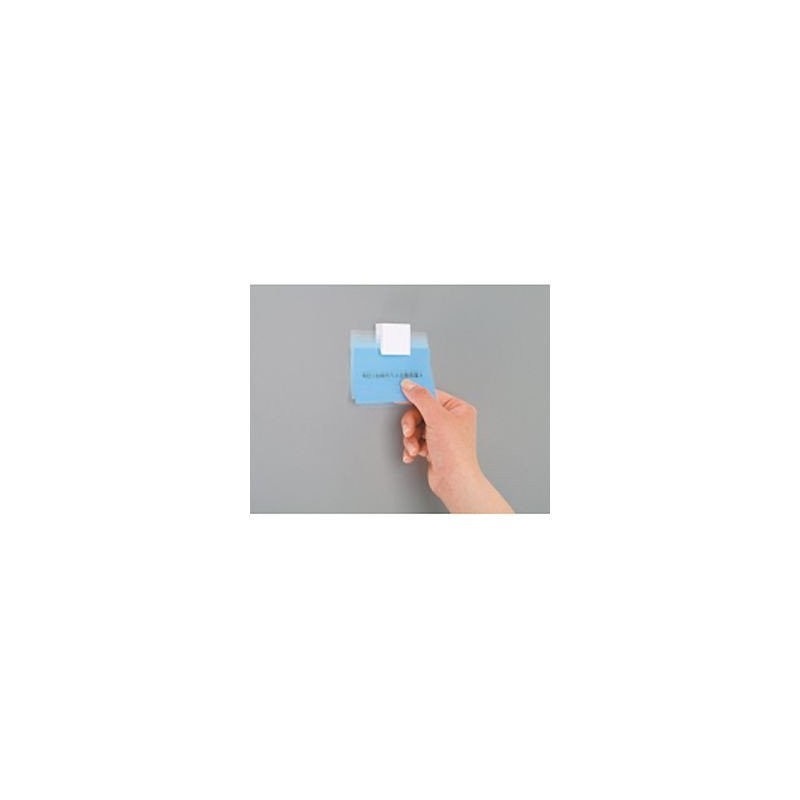 オート メモクリップ スクエアマグネットタイプ 白