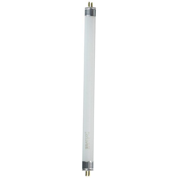 Satco S1902 4100K 6-Watt Mini Bi Pin T5 Preheat Lamp, Cool White