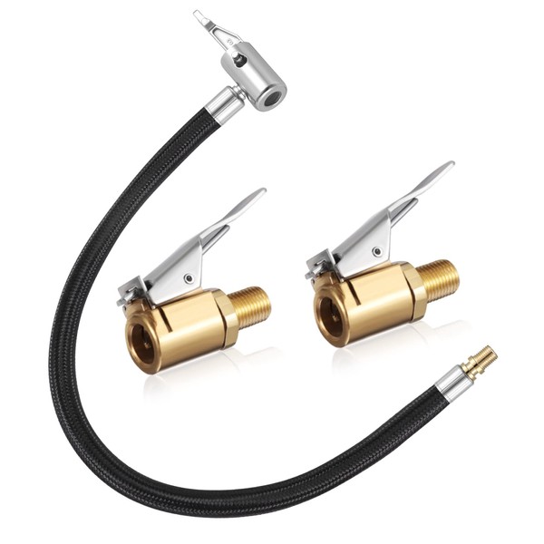 Opopark Valve Extension Set, 35 cm Tyre Inflator Hose Adapter