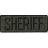 SoCal Emblem SHERIFF back patch 11" x 4" with full