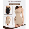 Zeecaro Full Slip Dress With for Women Tummy Control Body