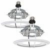 Recessed Light to Pendant Converter Kit, 2 Pack Adjustable Can