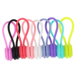 KONTONTY 9pcs Magnetic Cable Winders Creative Headphone Design for Organizing Data Cables Charging Cords and Headphone Wires for Home Office and School Use