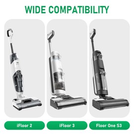 Klypticfit Klypticfit Roller Brush Replacement Kit Compatible with Tineco iFloor 2, iFloor 3,Floor One S3 Cordless Wet Dry Vacuum Cleaner,2 Pack Brush Roll Replacement Accessories