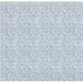 Needles N Minis 1:12, 1" Scale Dollhouse Miniature Wallpaper Blue Feathers 3 Shts - 0003057