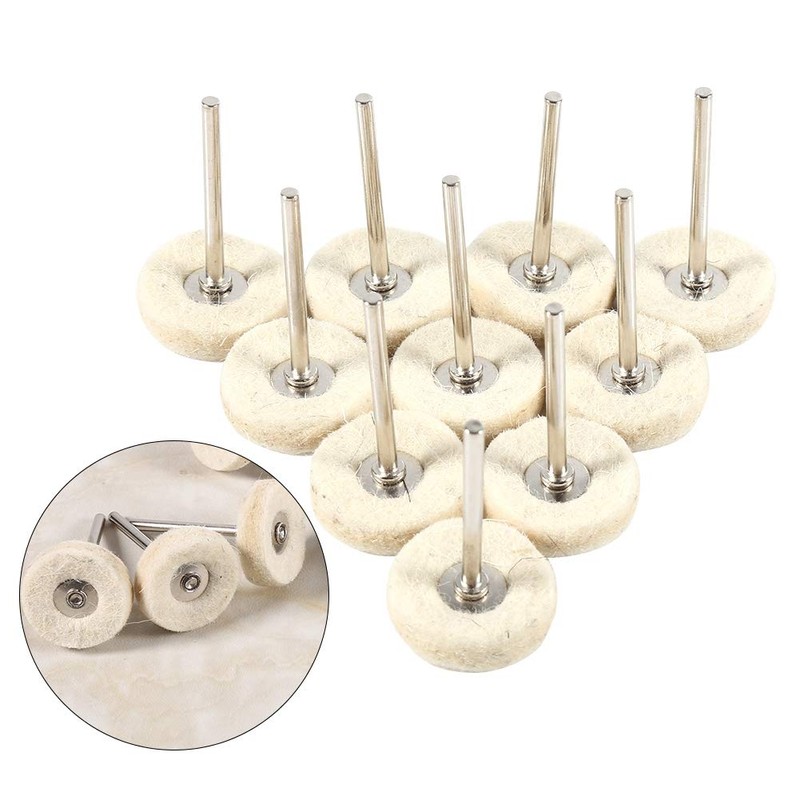 Wool Polishing Disc Grinding Round Wheel with Handle for Metal
