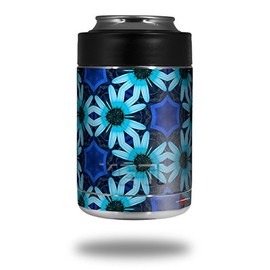 Daisies Blue - Decal Style Skin Wrap fits Yeti Rambler Colster and RTIC Can (Cooler NOT Included)
