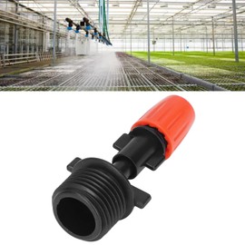 50pcs Drip Irrigation Emitters, G1/2 Male Thread Adjustable Water Spray Head for Garden Greenhouse Agricultural Irrigation