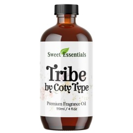 Tribe by Coty Type, 4oz Premium Fragrance Oil, Aromatherapy, Diffuser, Crafts, Soap, Home Scents, Bath & Body, DIY Parfum and Much More. Versatile & Long-Lasting by Sweet Essentials