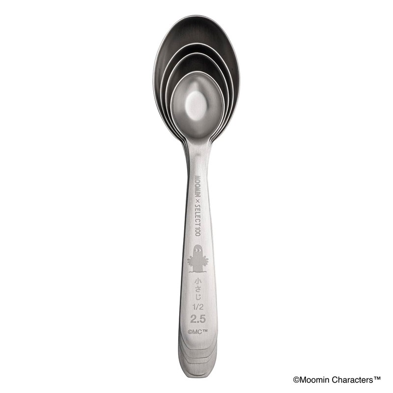 Kai DH3203 Measuring Spoons, Set of 4, Moomin, 1 Tbsp,