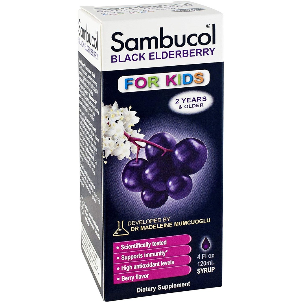 Sambucol Black Elderberry Kids, 4 Oz (2 Pack)