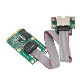 1000M RJ45 Adapter, PCIe Network Card, Mini PCIe Network Controller Card with M.2 A and E Slot, for 10 Freebsd, 8, Mini PCI E Network Card