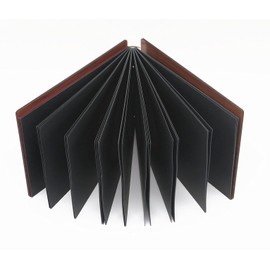 Smiling Art DIY Photo Album DIY Craft Scrapbook Album DIY Diary Travel Book Vintage Style with Wooden Cover