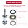 GELASKA 3 Pack 918-06978 Spindle Assembly with 756-05034A Idler Pulley