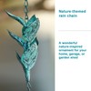 Retrome 8.5 Ft Length Iron Branches & Leaves Rain Chain,