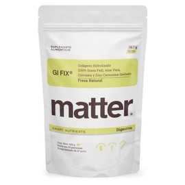Matter GI Fix, Suplemento con Peptidos de Colageno, Aloe Vera 2001, Cúrcuma 95 Curcuminoides y Zinc-Carnosina Quelado, Apoyo a la Salud Digestiva e...